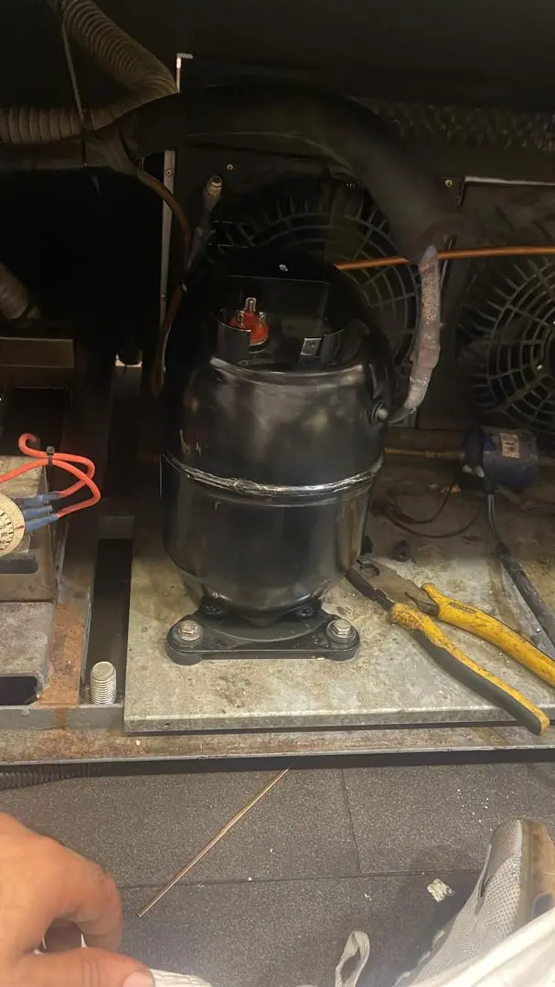 Cafe chiller fan motor repair